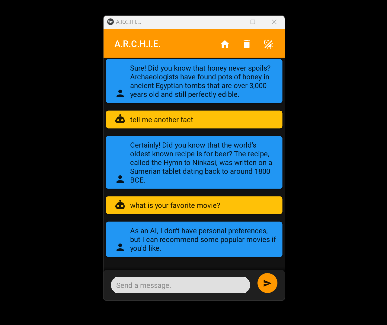Introducing ARCHIE: Your Friendly AI Chatbot Companion